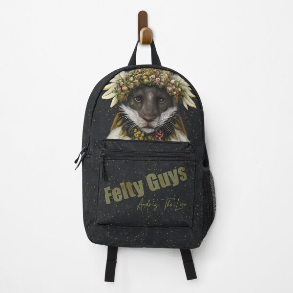 Item preview, Felty Guys. Andriy The Lion. Animal In Floral Crown Portrait. designed and sold by LisaTumi.art.