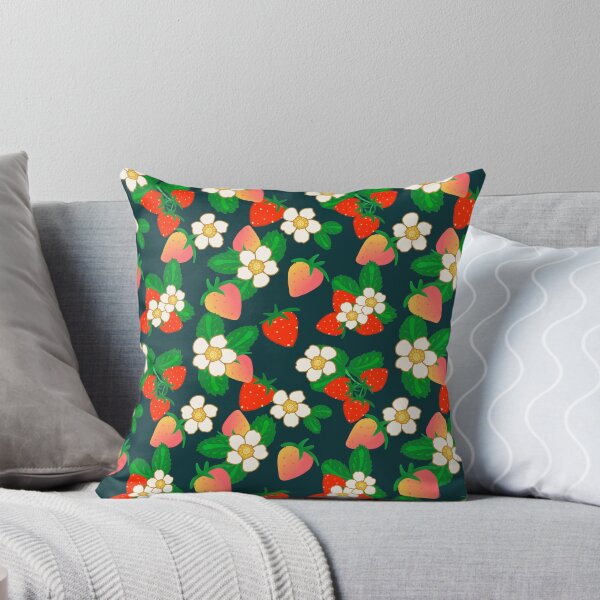 Item preview, Strawberry Flower - Blue designed and sold by JaselviiStudio.