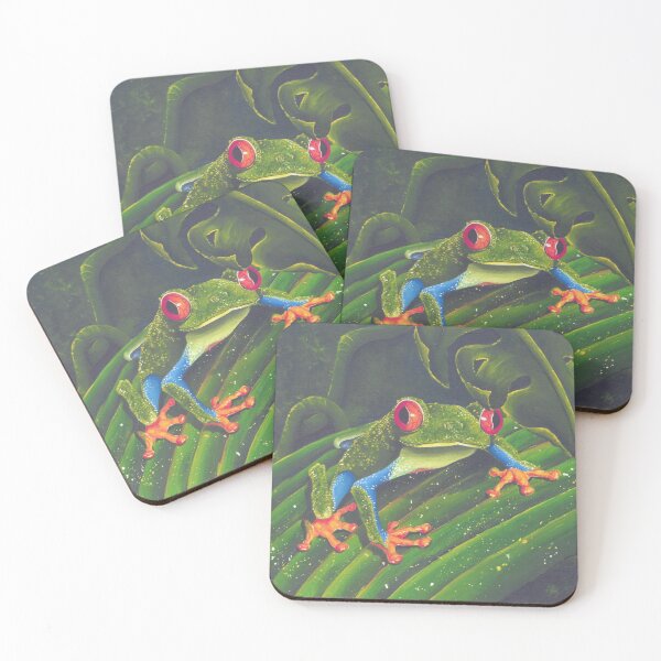Item preview, Tree frog painting designed and sold by susanvarleyart.