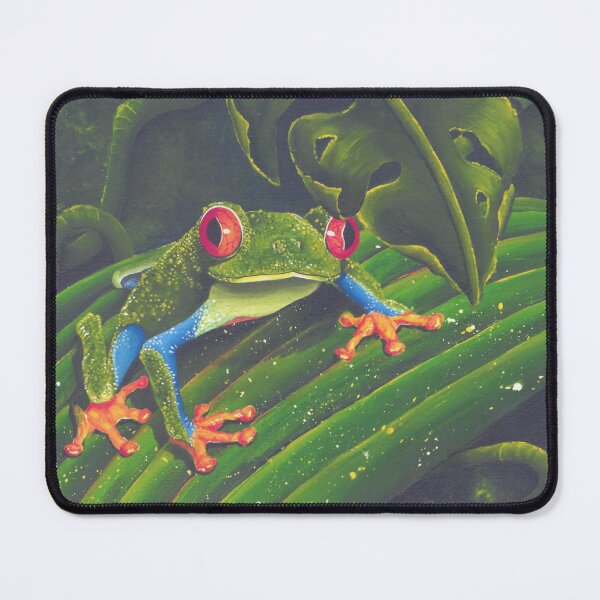 Item preview, Tree frog painting designed and sold by susanvarleyart.