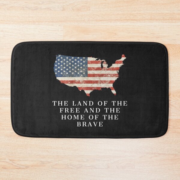 Item preview, USA United States Of America The Land of the Free and the Home of the Brave designed and sold by FreeMind-Design.