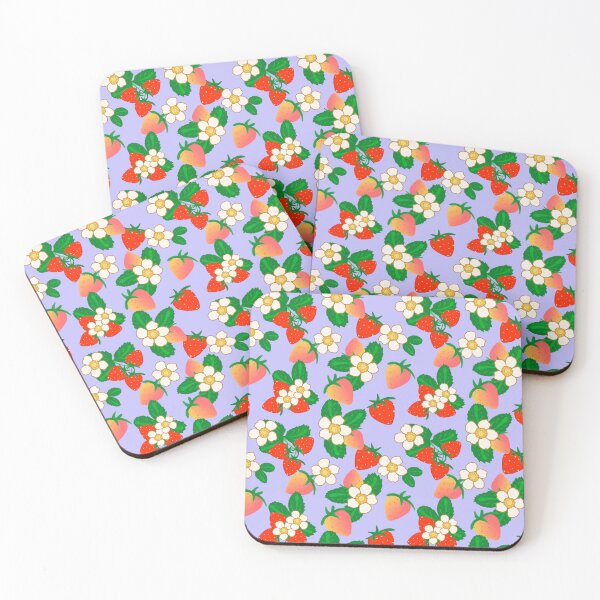Item preview, Strawberry Flower - LightPurple designed and sold by JaselviiStudio.