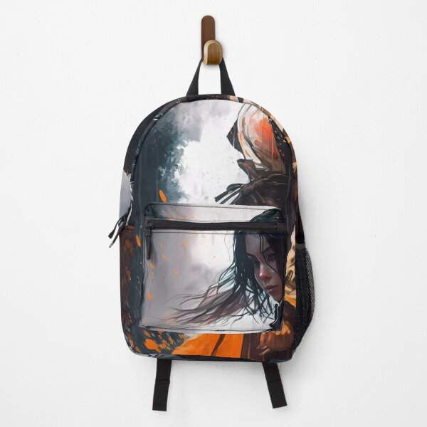 Item preview, Katana in the Rain 2 - Black & Orange designed and sold by MalformedVision.