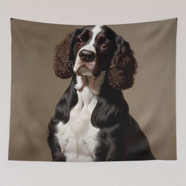 Item preview, Canine Majesty: English Water Spaniel Portrait designed and sold by DavesDogShop.