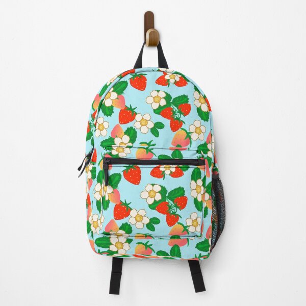 Artikelvorschau, Strawberry Flower - LightBlue entworfen und verkauft von JaselviiStudio.