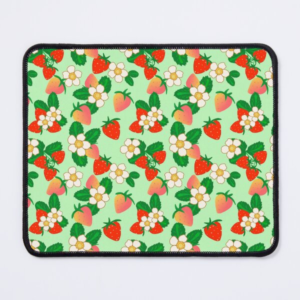 Item preview, Strawberry Flower - LightGreen designed and sold by JaselviiStudio.