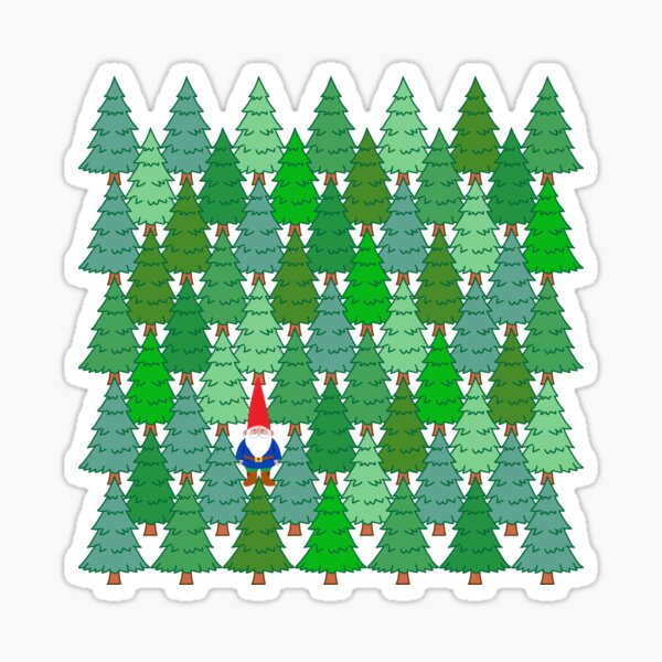 Item preview, Gnome in the forest designed and sold by Jennifer Ladd.