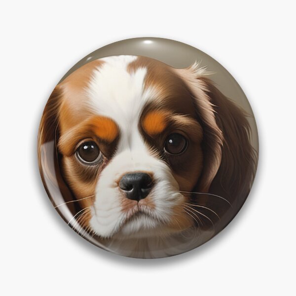 Artikelvorschau, Canine Majesty: Cavalier King Charles Spaniel Portrait entworfen und verkauft von DavesDogShop.