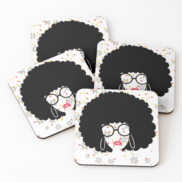 Artikelvorschau, Natürliches Mädchen-Afro-Design entworfen und verkauft von MobMarketdesign.
