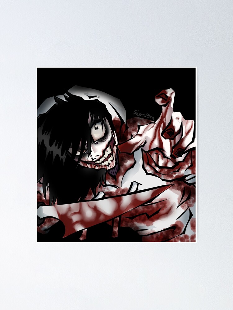 Jeff The Killer - Go to Sleep Poster for Sale by StatueGalaxy