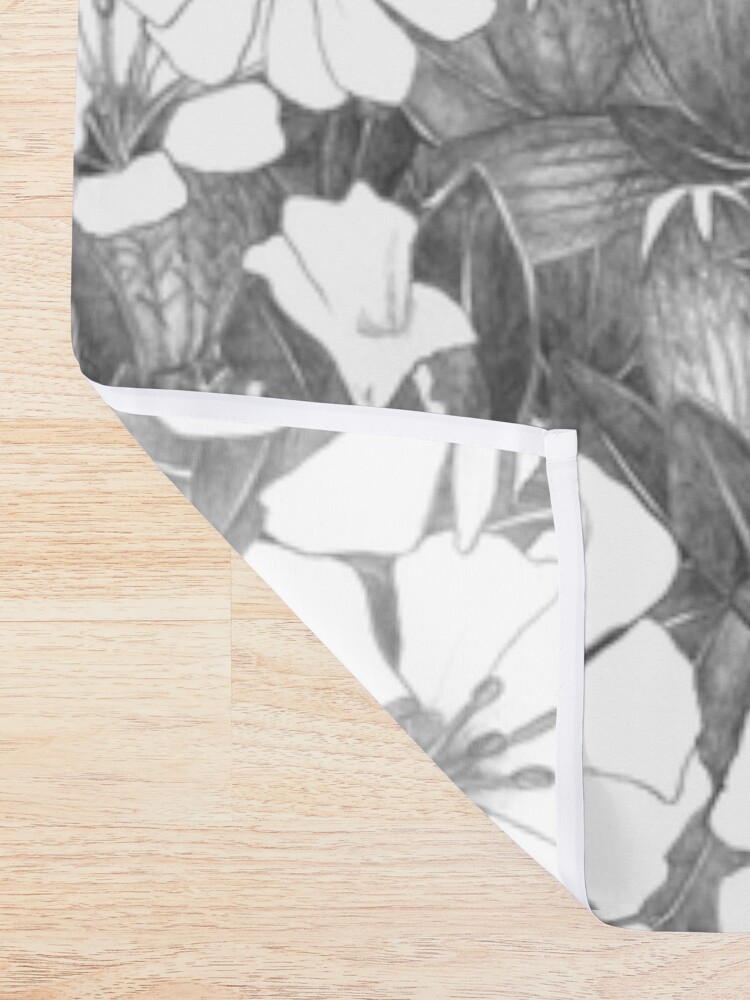 Thumbnail 2 of 5, Shower Curtain, sea campion designed and sold by scrummy.