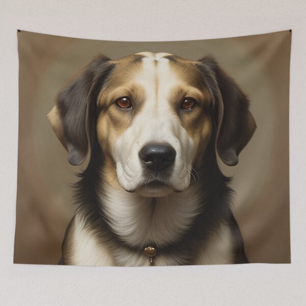 Item preview, Canine Majesty: Styrian Coarse-haired Hound Portrait designed and sold by DavesDogShop.