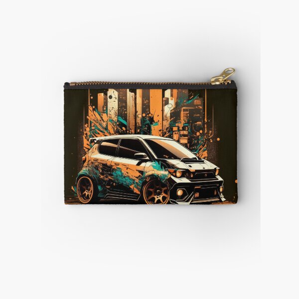 Item preview, Cool Small Hatchback Car Zip Through The Streets Art Style designed and sold by ultra-cool.