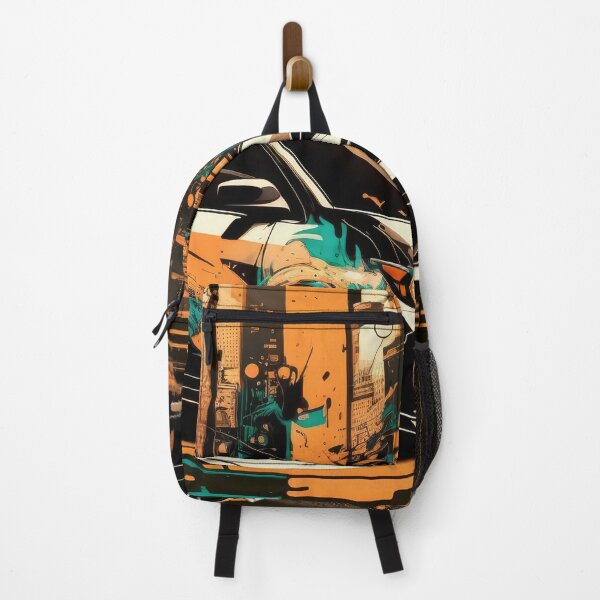 Item preview, Cool Small Hatchback Car Zip Through The Streets Art Style designed and sold by ultra-cool.