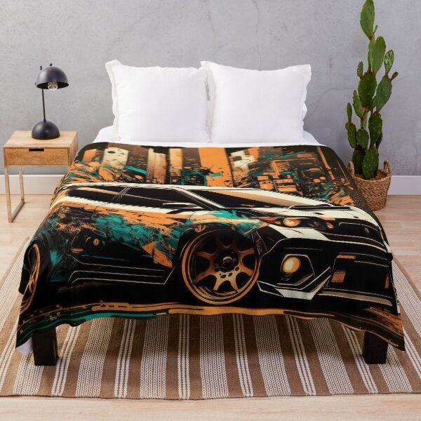 Item preview, Cool Small Hatchback Car Zip Through The Streets Art Style designed and sold by ultra-cool.