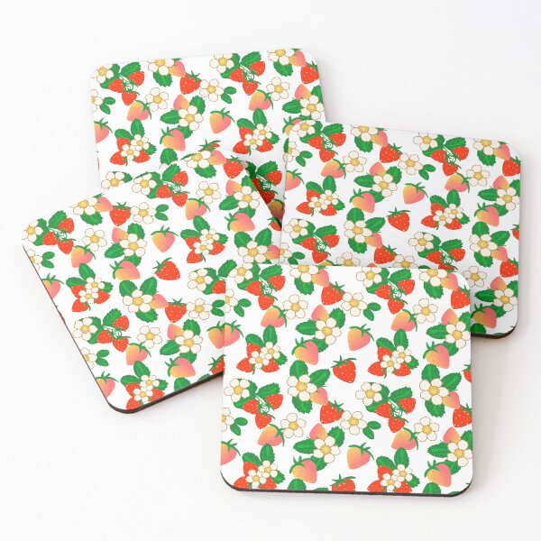 Item preview, Strawberry Flower - White designed and sold by JaselviiStudio.