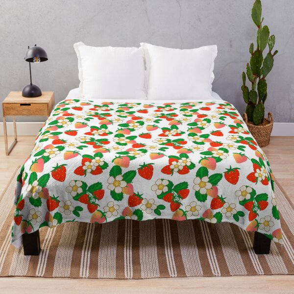 Item preview, Strawberry Flower - White designed and sold by JaselviiStudio.