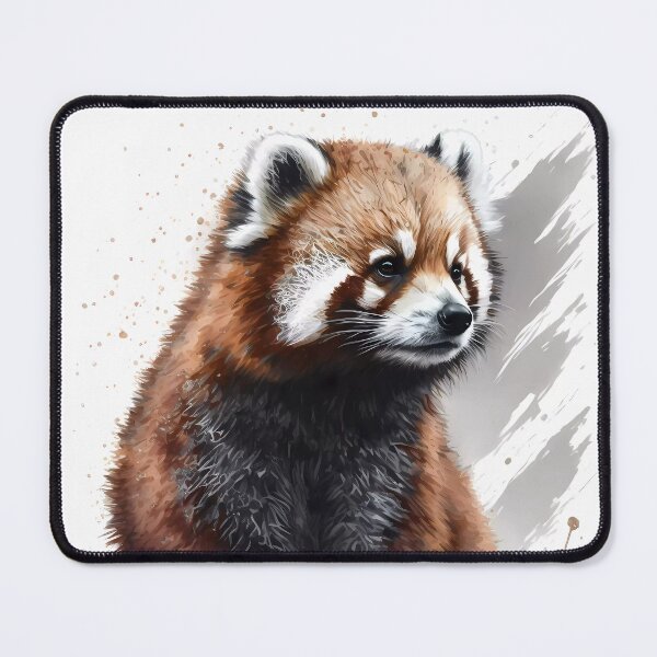 Item preview, Red Panda Watercolour 1 designed and sold by MalformedVision.