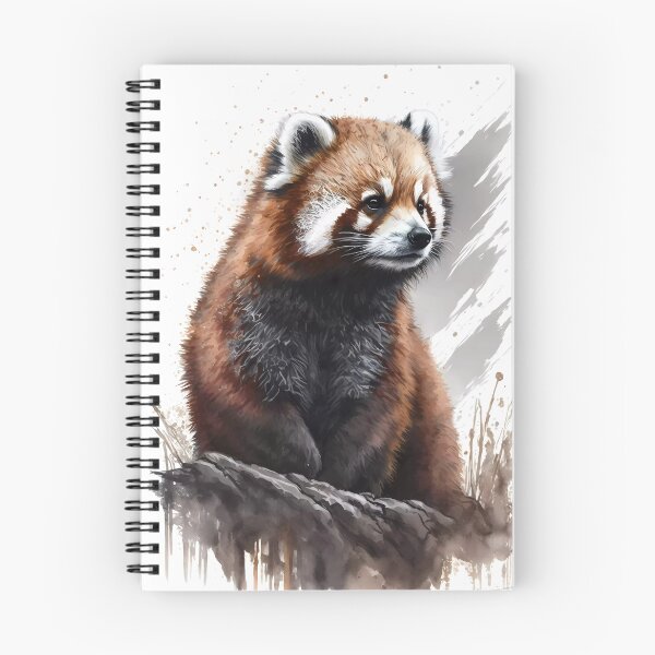 Item preview, Red Panda Watercolour 1 designed and sold by MalformedVision.