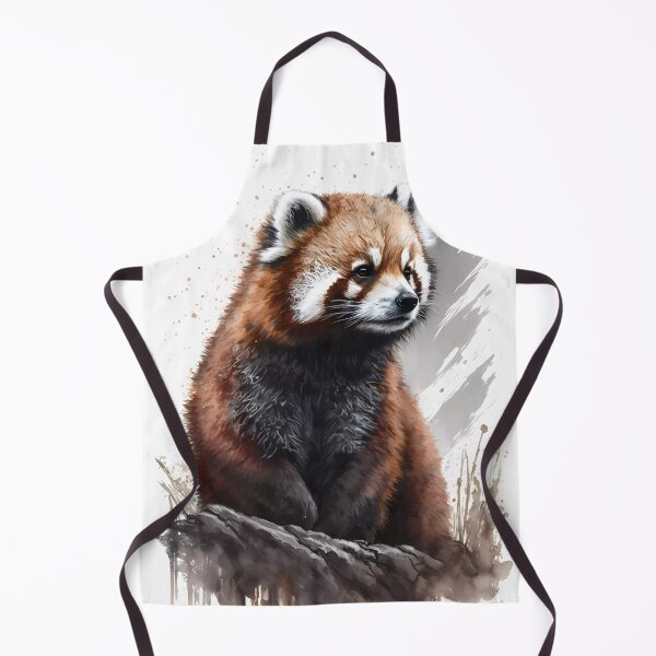 Item preview, Red Panda Watercolour 1 designed and sold by MalformedVision.