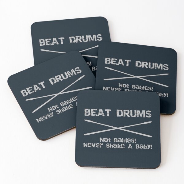 Item preview, Funny Beat drums Not Babies! Never Shake A Baby!  shirt  designed and sold by cizito.