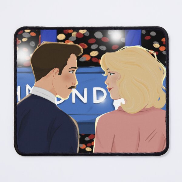 Item preview, Tall Blonde & Mustache Man  designed and sold by alexromeroart.