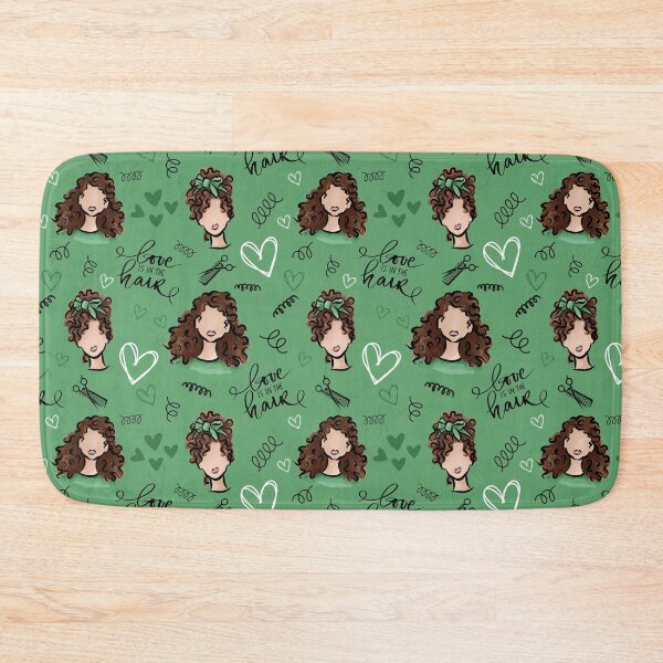 Item preview, Love is in the Hair (Brown) designed and sold by Curly-Cuties.