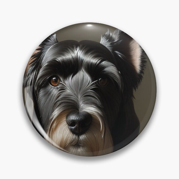 Artikelvorschau, Canine Majesty: Standard Schnauzer Portrait entworfen und verkauft von DavesDogShop.