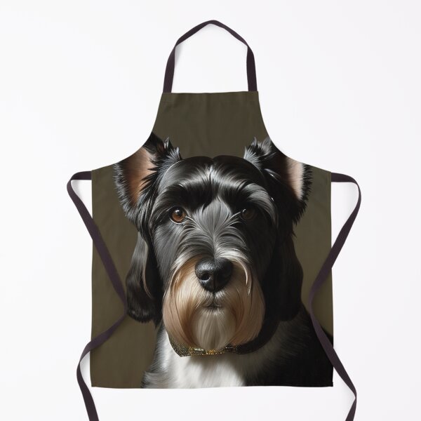 Item preview, Canine Majesty: Standard Schnauzer Portrait designed and sold by DavesDogShop.