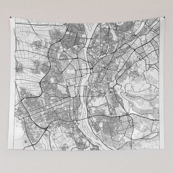 Item preview, Cairo Map Minimal designed and sold by HubertRoguski.