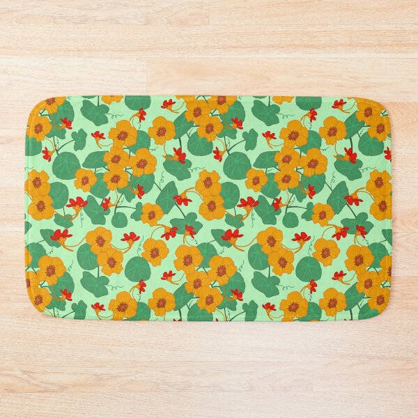 Item preview, Nasturtiums Flower - LightGreen designed and sold by JaselviiStudio.