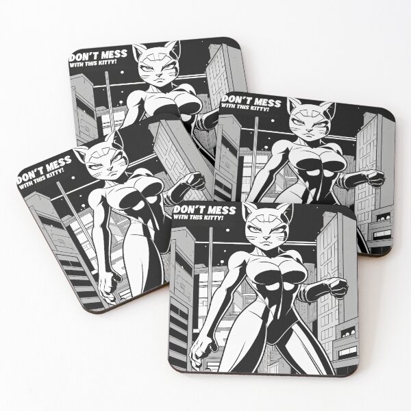 Item preview, Don't Mess with Super Kitty designed and sold by wildcrazylove.