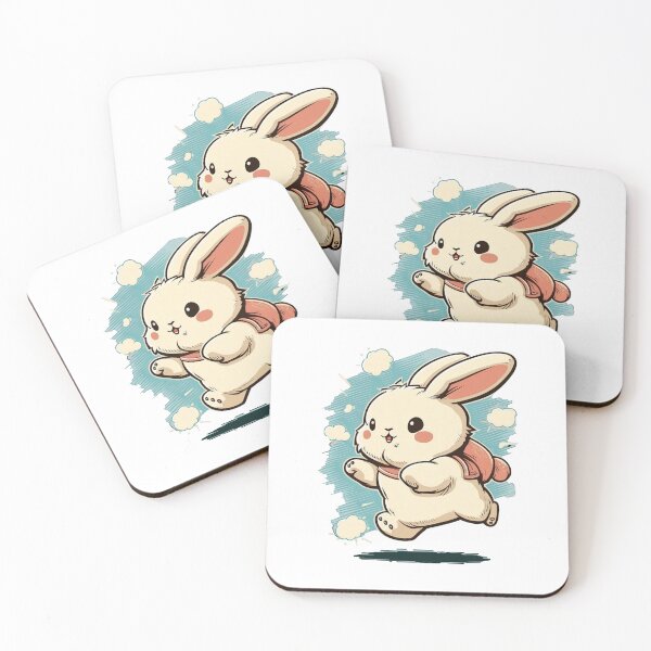 Item preview, Cute Rabbit Running designed and sold by Shinnrai.