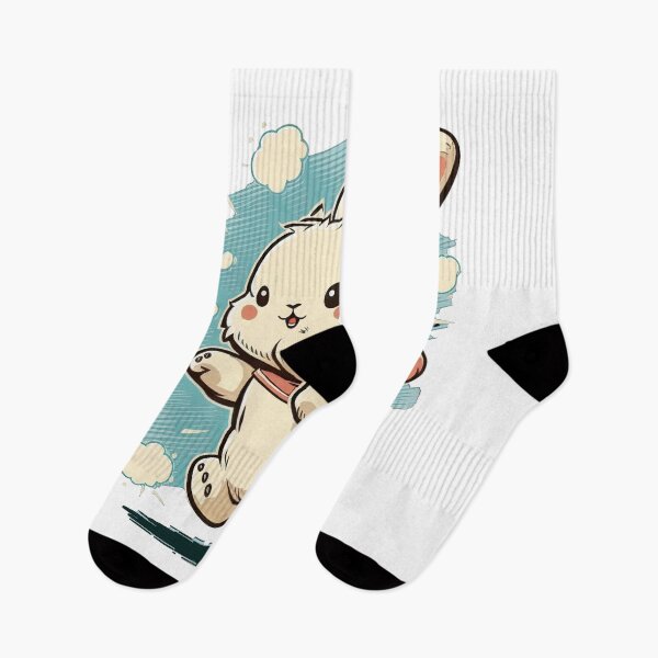 Item preview, Cute Rabbit Running designed and sold by Shinnrai.