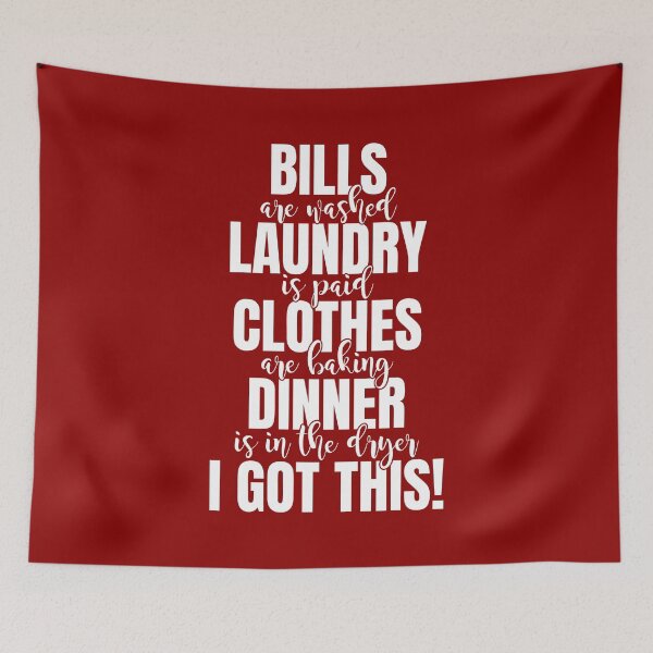 Item preview, Funny Tired and Stressed Quote, I Got This, Red designed and sold by sweetbelle.