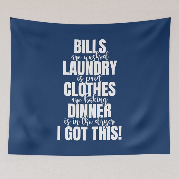 Item preview, Funny Tired and Stressed Quote, I Got This, Blue designed and sold by sweetbelle.