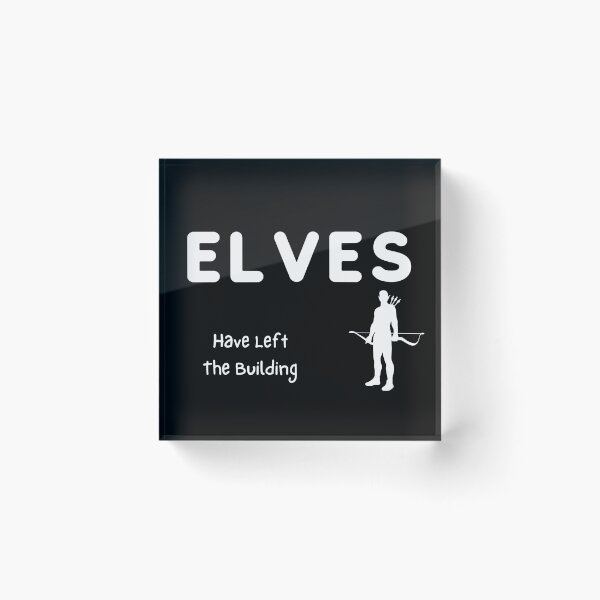 Item preview, Elves - Have left the building designed and sold by JenGo Creative.