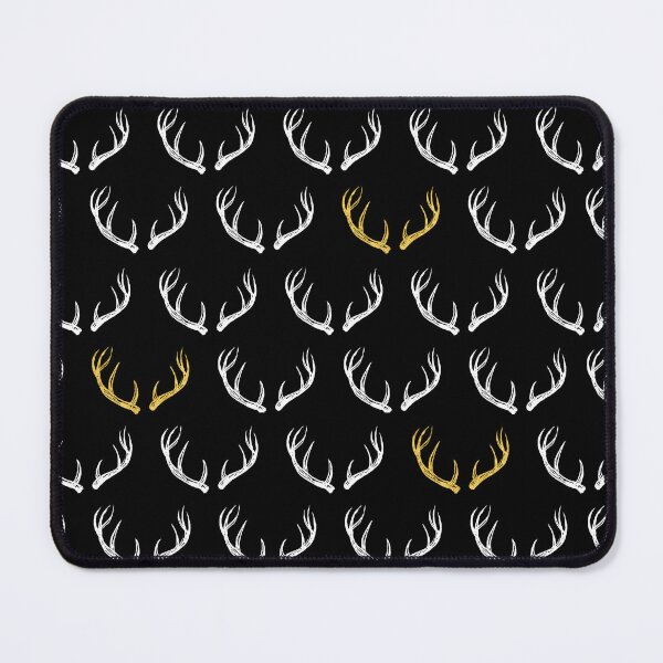 Item preview, Gold Antlers Black designed and sold by inkedinred.