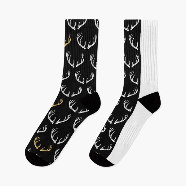 Item preview, Gold Antlers Black designed and sold by inkedinred.