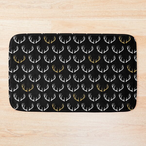 Item preview, Gold Antlers Black designed and sold by inkedinred.