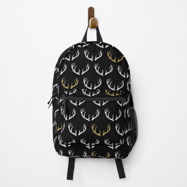 Item preview, Gold Antlers Black designed and sold by inkedinred.