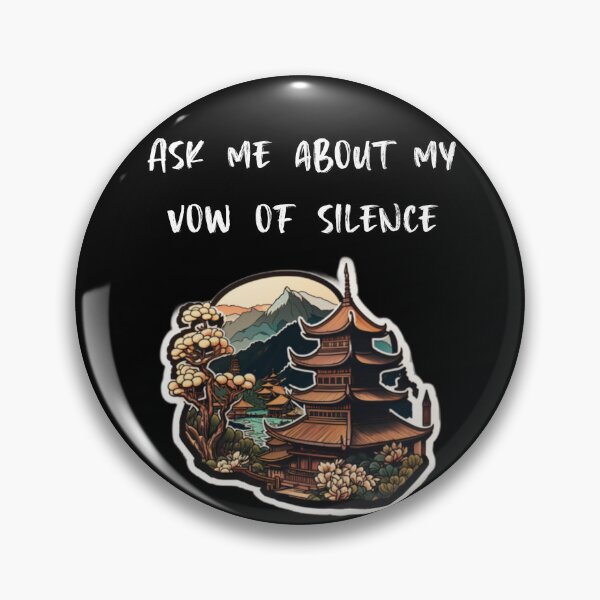 Item preview, Ask Me About My Vow Of Silence designed and sold by minimal-tahseen.