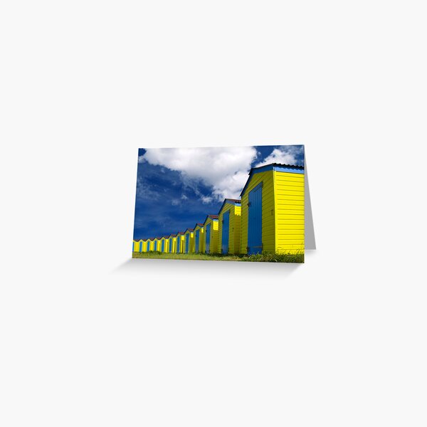 Beach Hut Series 12 Greeting Card