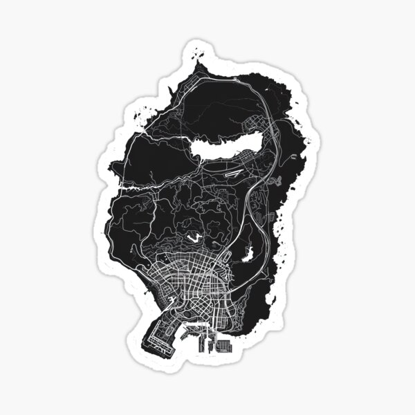 Ridge map of Los Santos (GTA V) - Maps on the Web