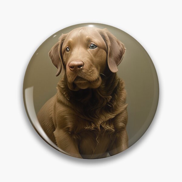 Artikelvorschau, Canine Majesty: Chesapeake Bay Retriever Portrait entworfen und verkauft von DavesDogShop.