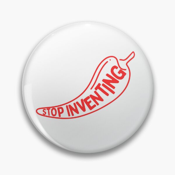 Item preview, Stop Inventing - Red Logo designed and sold by danidoodlez.