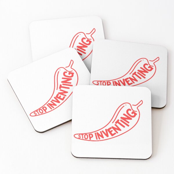 Item preview, Stop Inventing - Red Logo designed and sold by danidoodlez.