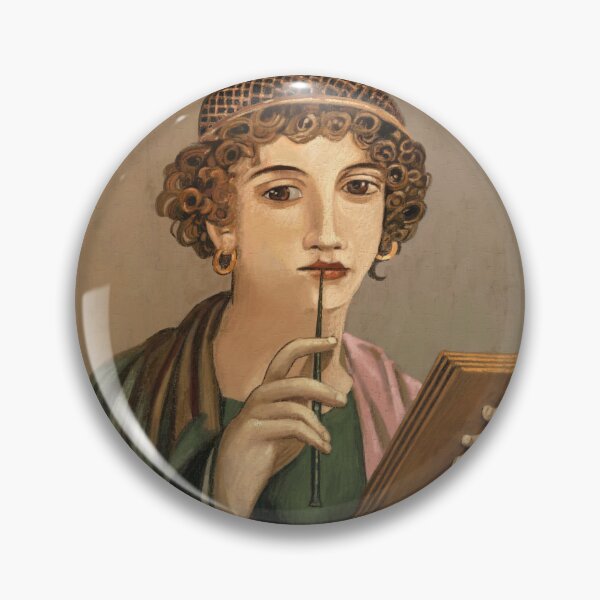 Item preview, Sappho Fresco Pompeii designed and sold by VanderWyst RE-Design.