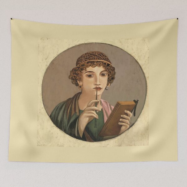 Item preview, Sappho Fresco Pompeii designed and sold by VanderWyst RE-Design.