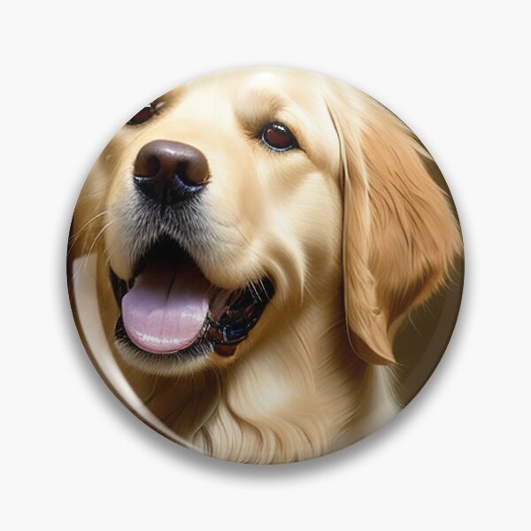 Artikelvorschau, Canine Majesty: Golden Retriever Portrait entworfen und verkauft von DavesDogShop.